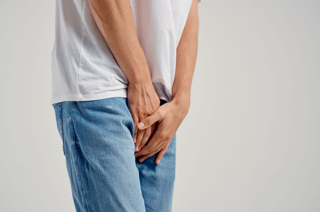 Douleur pour la prostatite et le traitement avec des capsules d'urosaf